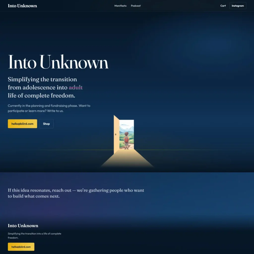Into Unknown